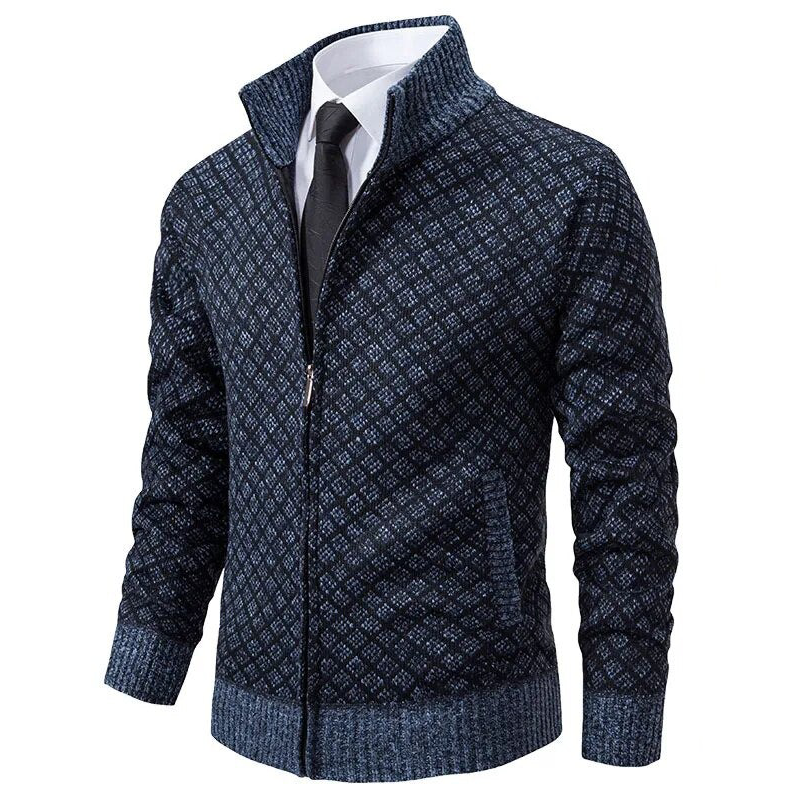 Edward™ | Modern men's jacket - Mens Sweater - Blue / M