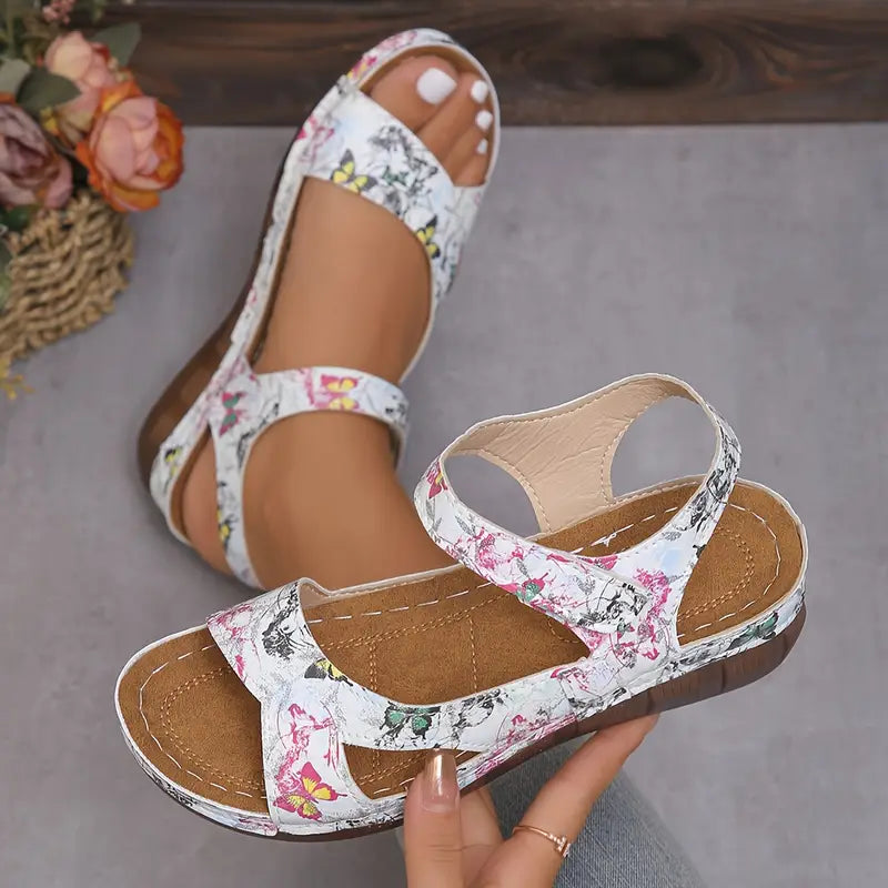 Jheana | Minimalist Faux Leather Sandals