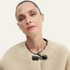 Liana™ - Elegant faux fur coat - Beige / XS