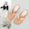 Kary | Women's Flat Mules with Bow and Knot