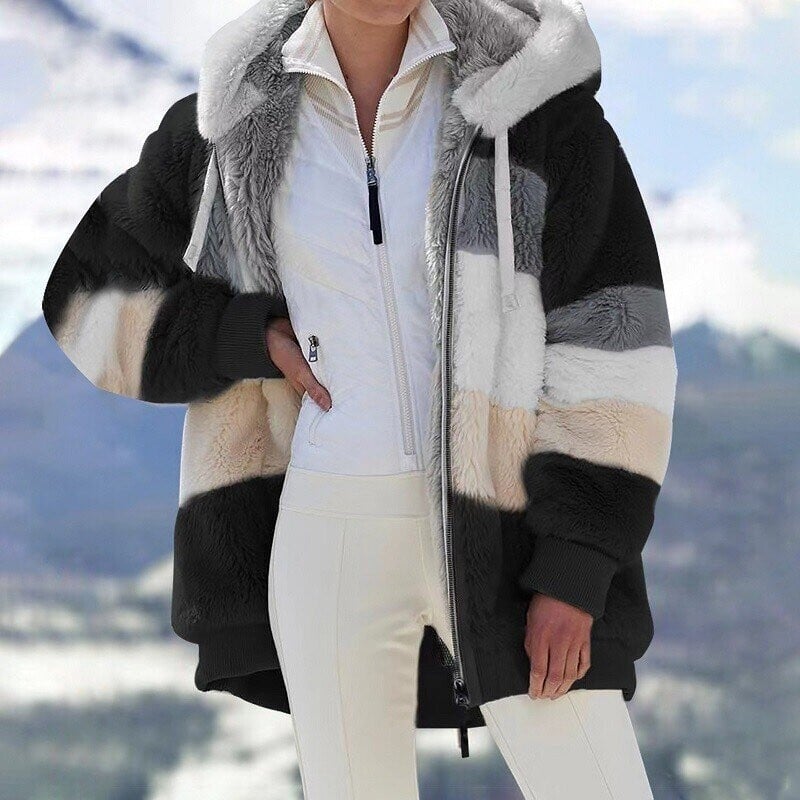 Vivi™ | Fashionable quilted jacket with contrasts - Black 🔥 / S