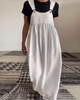 Molly | Casual Solid Colour Dress with Suspenders