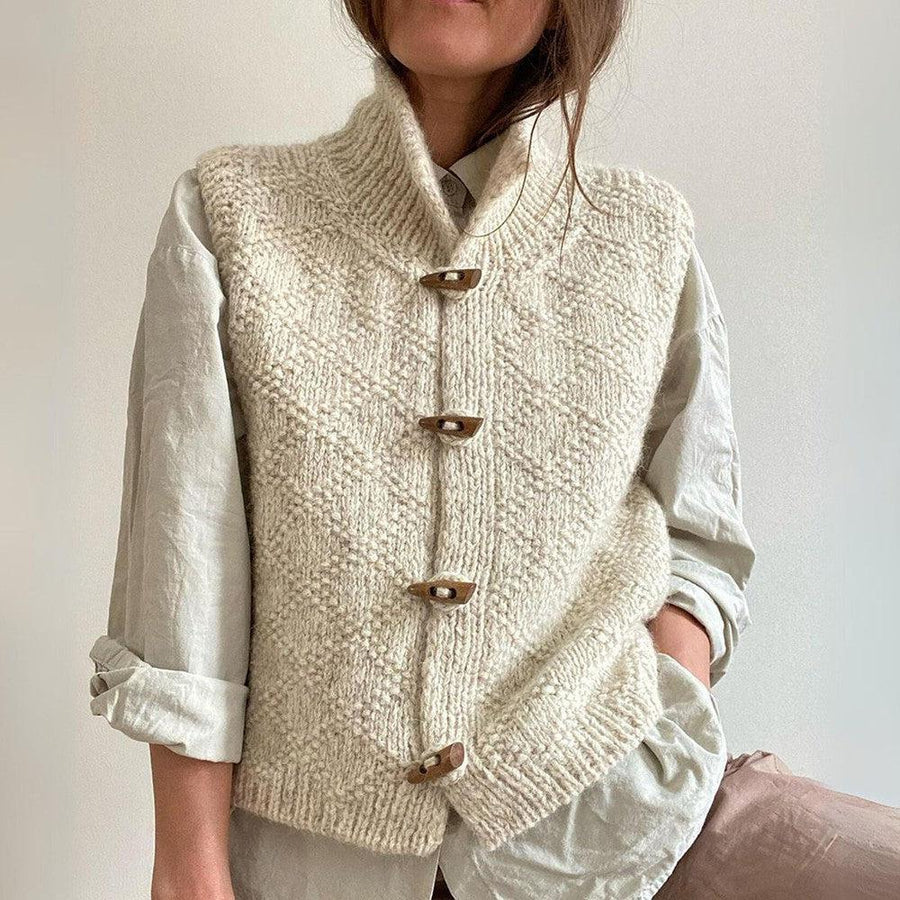 Noreen | Airy Sleeveless Knit Cardigan