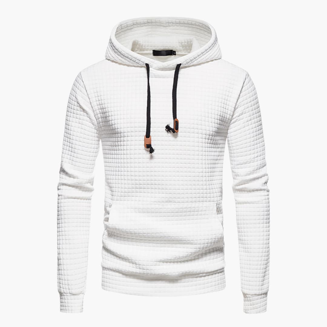 Walter| Quilted hoodie - White / S