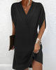 Emiee | Timeless Dress with Deep V-Neck