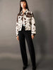 Lianora™ - Patterned leather jacket - S