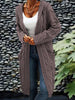 Isabell | Ladies cardigan with pockets - Purple / S