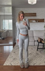 Hanna™ | Soft cotton jersey set - Light grey / XS / Long sleeve