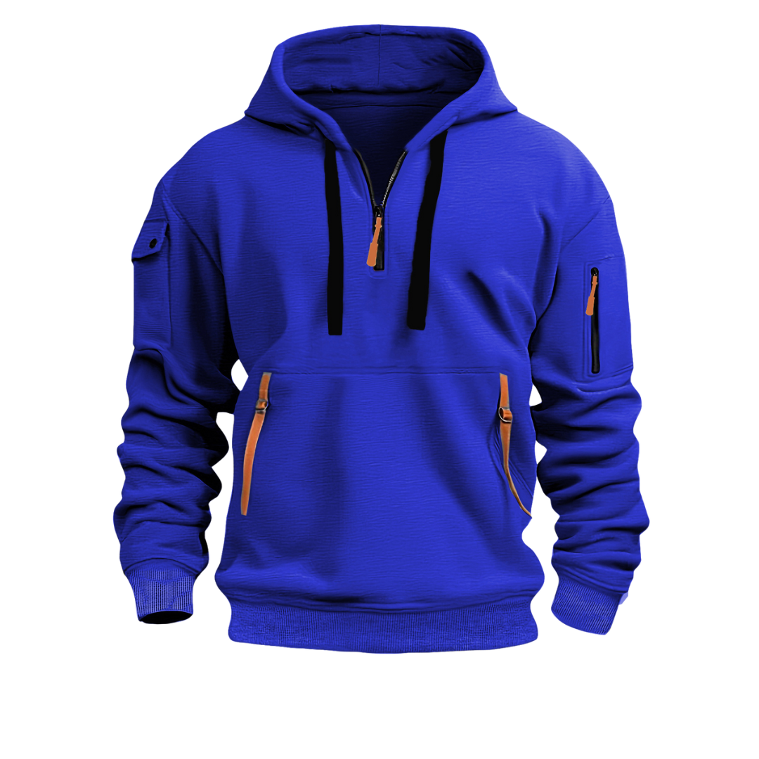 Sven™ - Casual hoodie - Blue / S