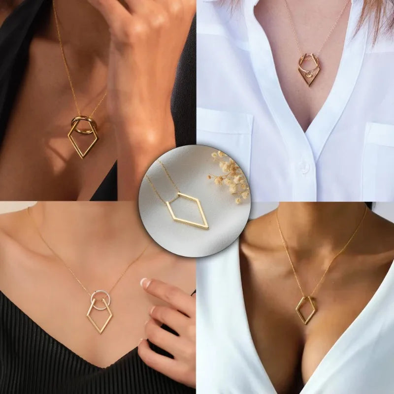 RingSafe Necklace | 50% OFF TODAY! - sieraden - V-shape / silver