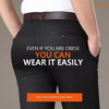 Paul | Men's stretch trousers - Black / 29W