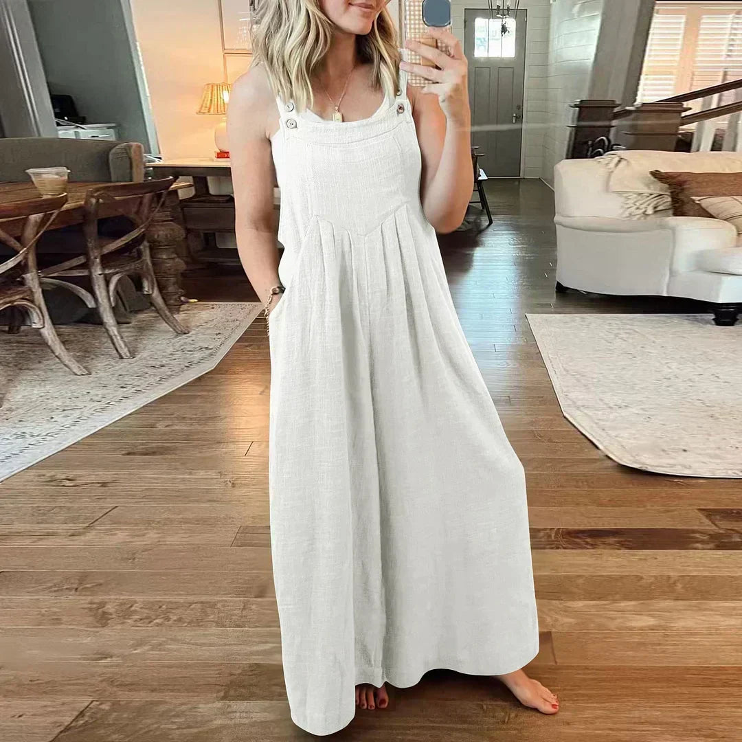Casse | Loose-Fit Jumpsuit with Adjustable Straps