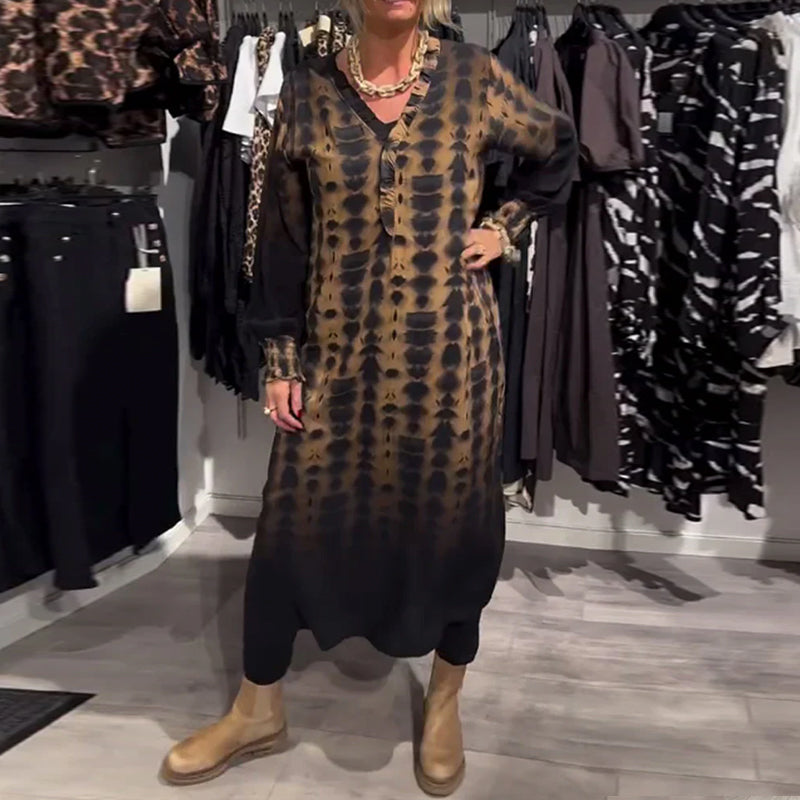 Alaina | Elegant Long-Sleeved Dress for Women