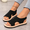 Ivory | Comfortable Flat Mesh Sandals for Women
