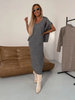 Serena™ - Autumn knitwear set for women - Jurken - Cream / S