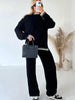 Ayla™ Comfortable women's ensemble - Black / S