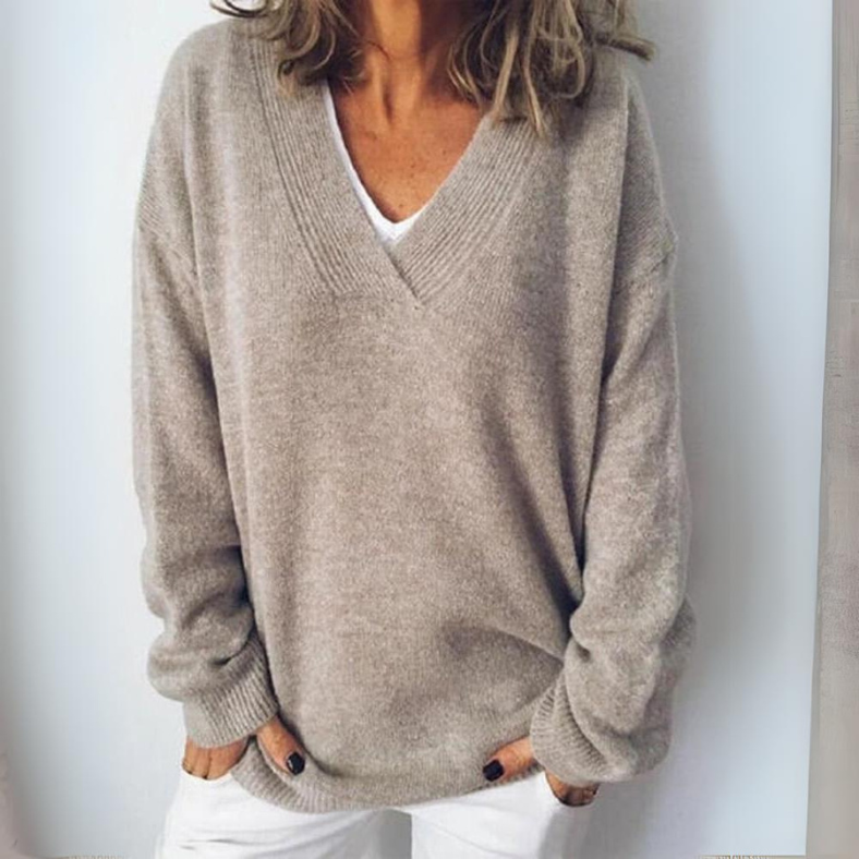 Pamela™ | Knitted jumper - Khaki (almost sold out) / S