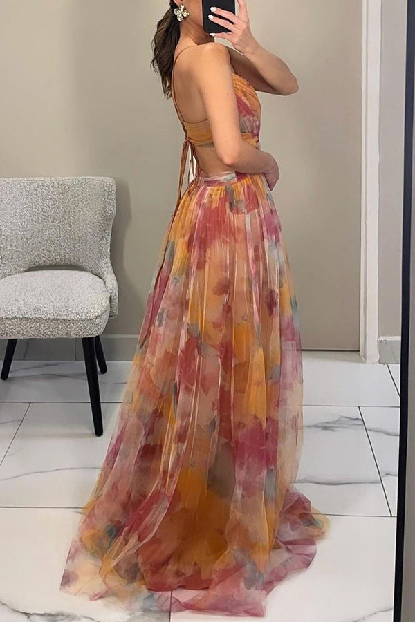 Flor | Airy Floral Maxi Dress