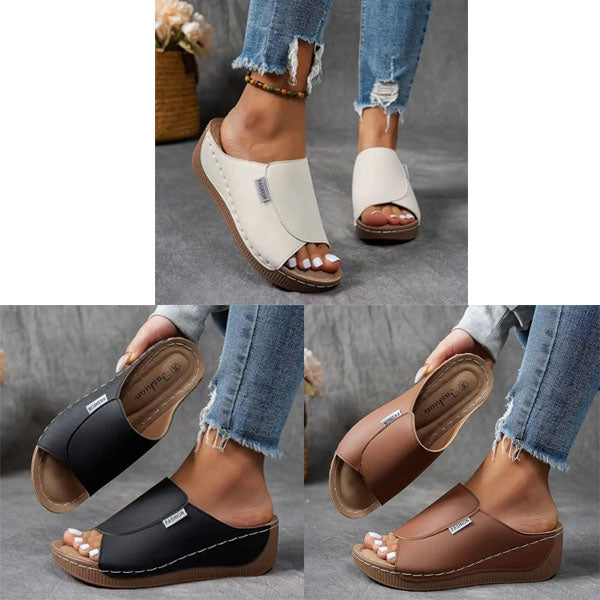 Leonna | Solid and Comfortable Sandals with Breathable Function