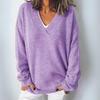 Pamela™ | Knitted jumper - Purple / S