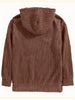 BRAM | PULLOVER WITH CORD HOOD - Blue / S