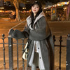 Rhea™ | lambswool hoodie jacket - Black / M