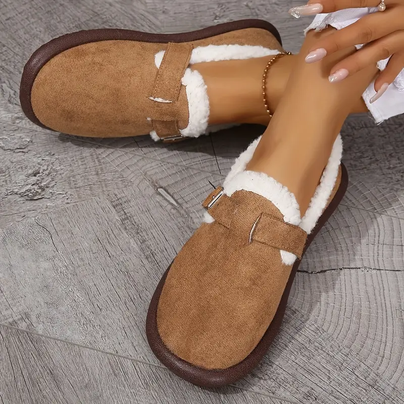 Krisa™ | Comfortable plush slipper slippers - Brown / 35