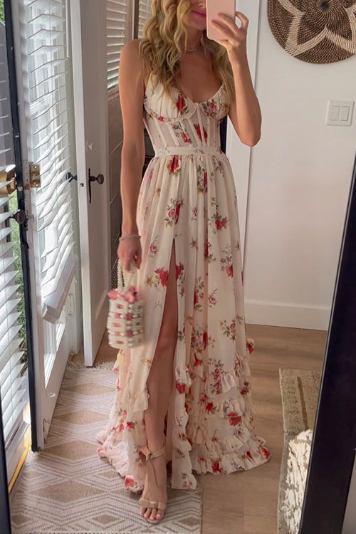 Yuna | Long Floral Dress