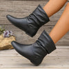 Delia™ - Exclusive leather boots - Black / 36