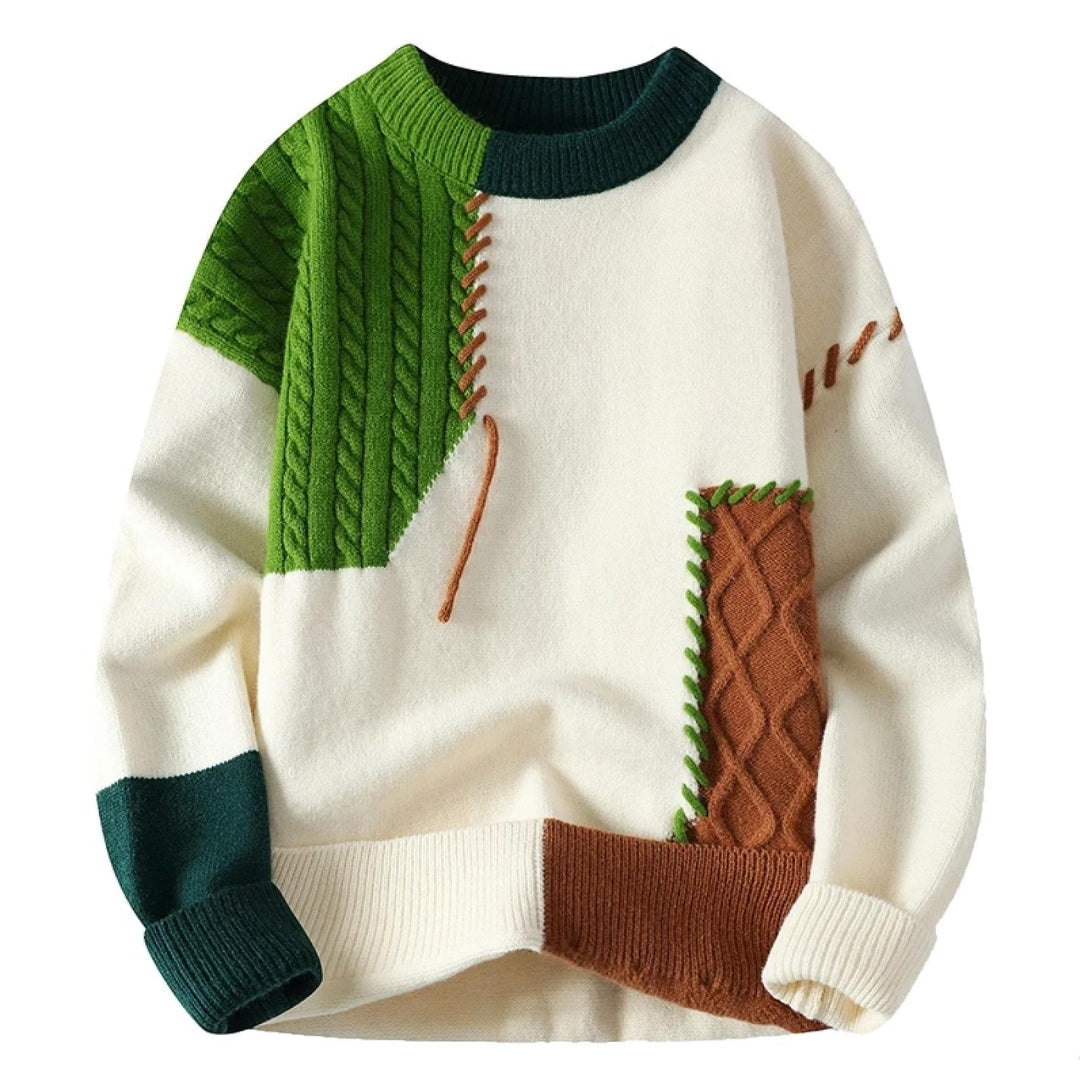 Tom™ - Stylish hooded jumper - Dark green / XS