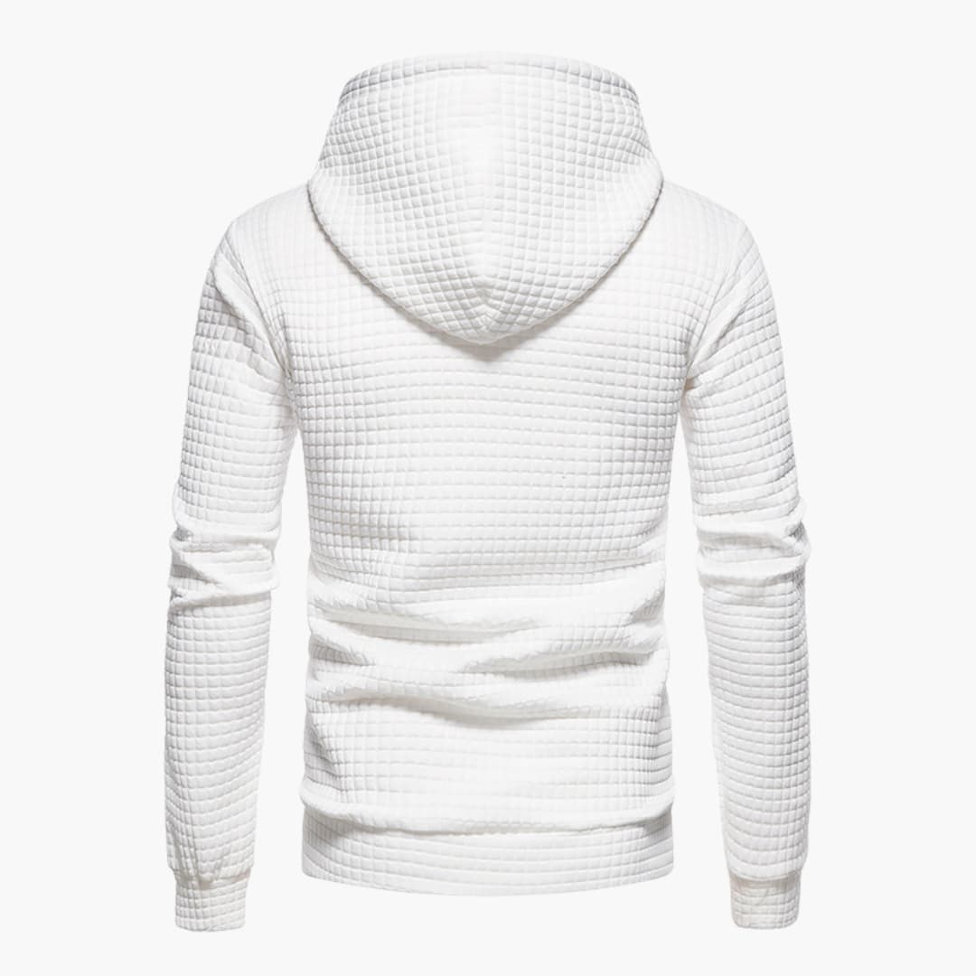 Walter| Quilted hoodie - White / S