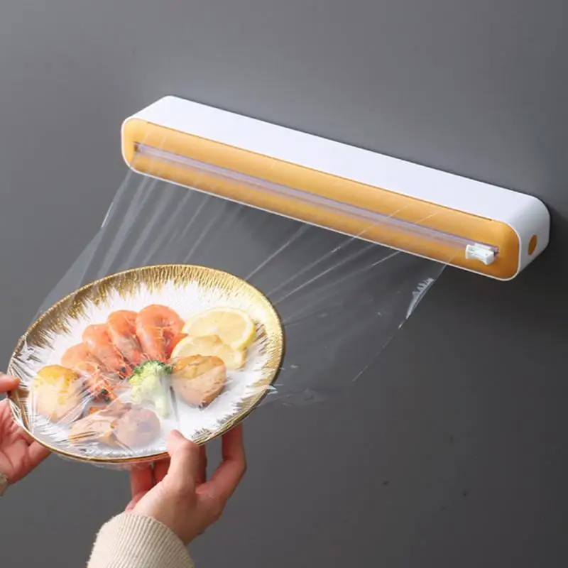 FolieFix™ | Refillable foil holder | 50% DISCOUNT TODAY! - Küche und Kochen - Yellow