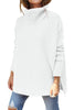 Annie™ | Oversized turtleneck jumper - White / S
