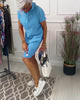 Nyla | Comfortable Short-Sleeved Casual Dress with Hood