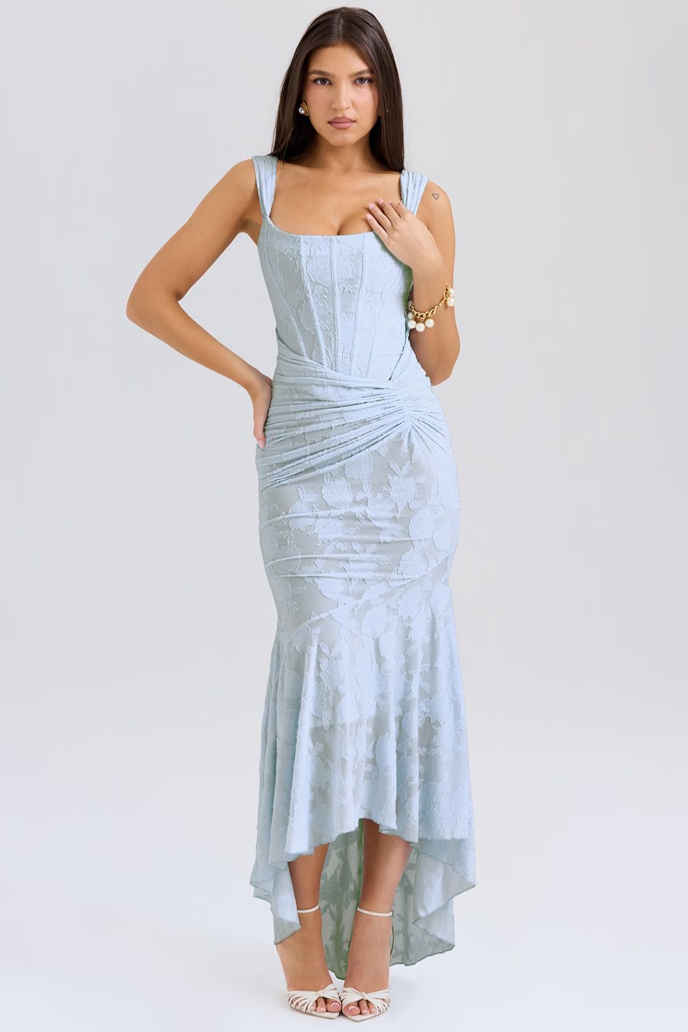 Selina | Enchanting Dress with Floral Elegance