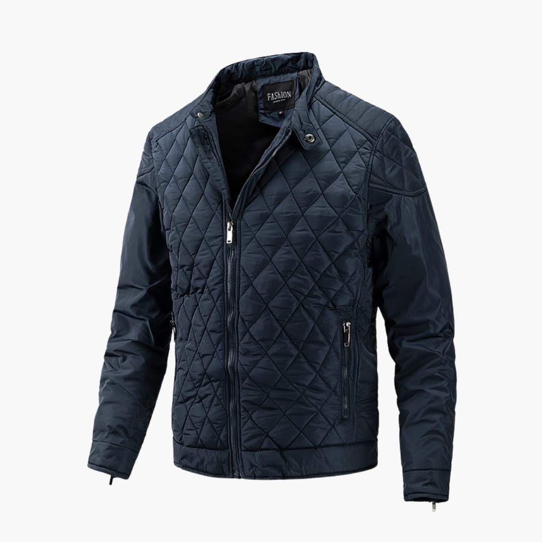 Lian™ - Stylish checked jacket - Jacket & Coats - Blue / XS