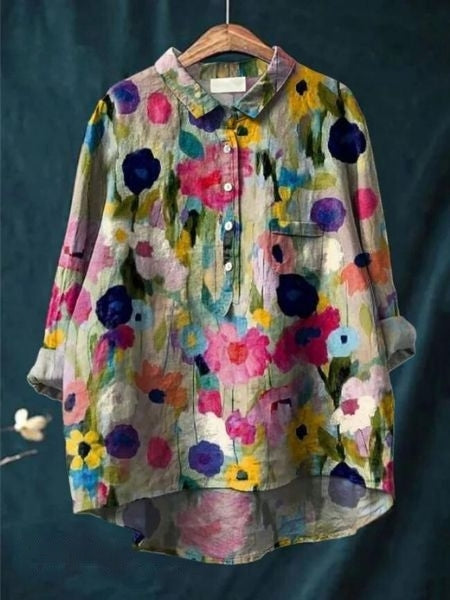 Mavee | Airy Blouse with Floral Pattern