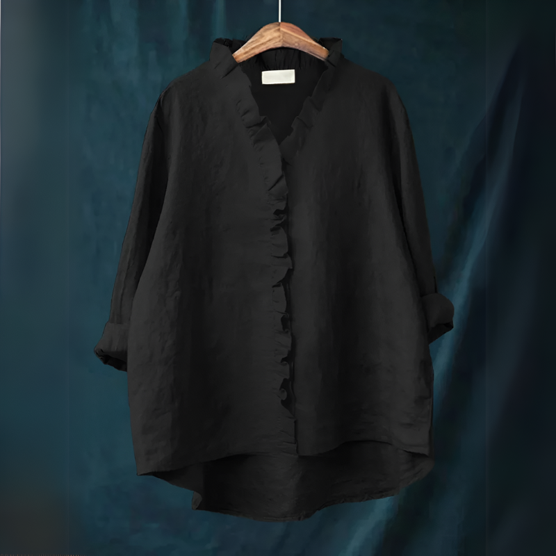 Wynter | Classic Blouse with Ruffles for Women