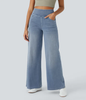 Mel™ | High-Waist Comfort Jeans | SALE! - Grey-blue denim / S