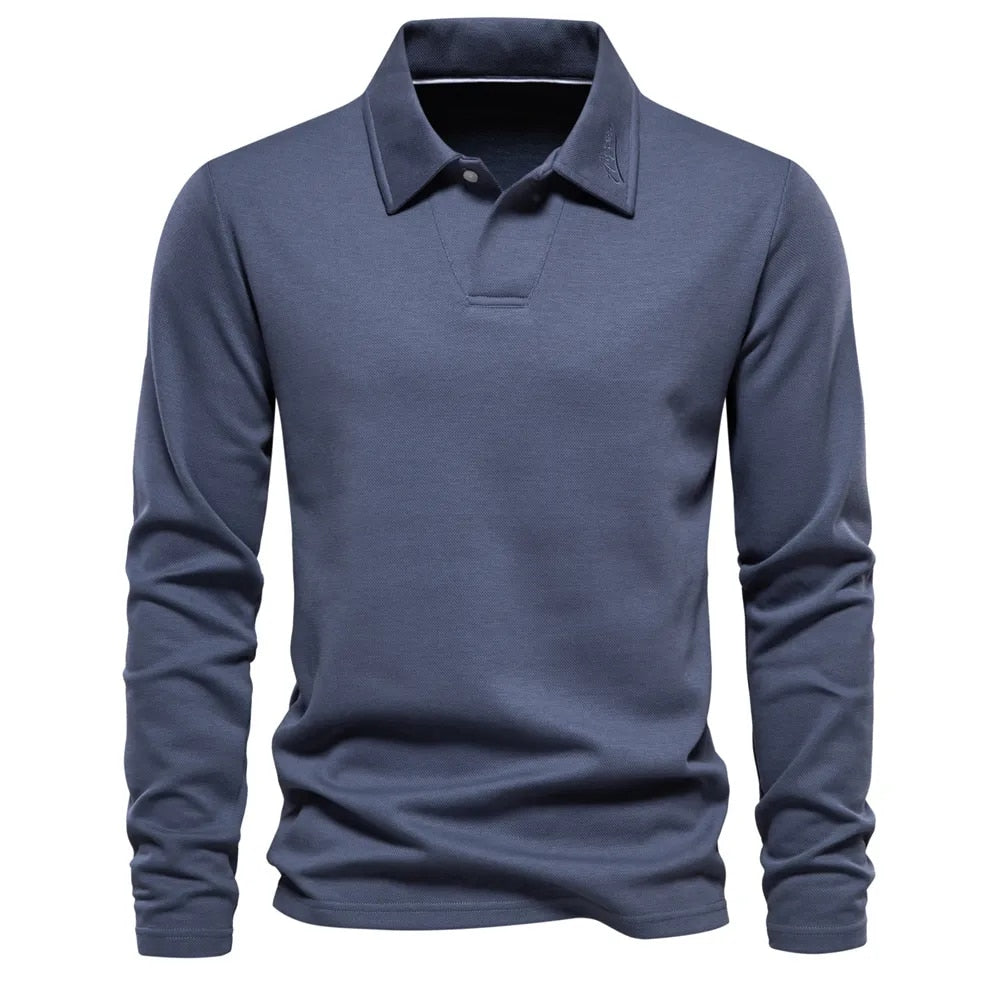 Elias™ | Timeless polo - Blue / S