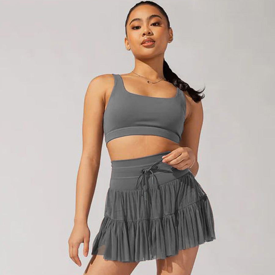 High-waisted sports skirt | pleated summer skirt for women | 50% OFF TODAY! - Computer & Electronics - Dark grey / S