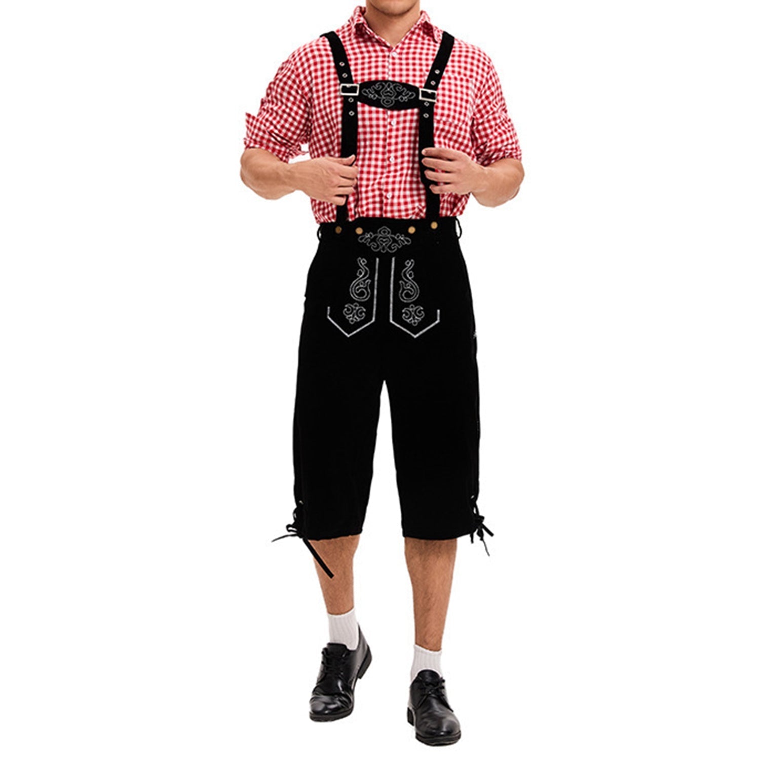 Fritz | German Oktoberfest suit for men - Dark brown / M