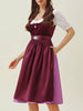 Frieda - Traditional costume for ladies - Long Dress - Chestnut brown / S