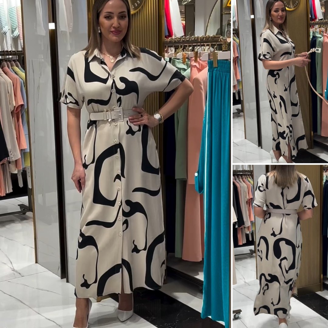 Marceline™ | Elegant Patterned Dress for Women