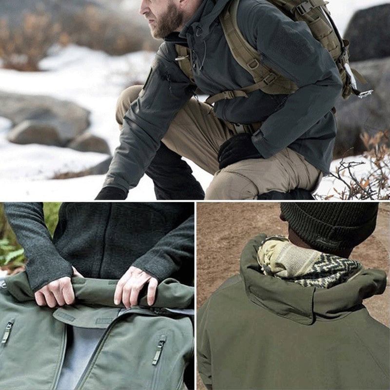 Lennart™ | Waterproof windbreaker for men - KHAKI / S