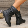 Delia™ - Exclusive leather boots - Black / 36