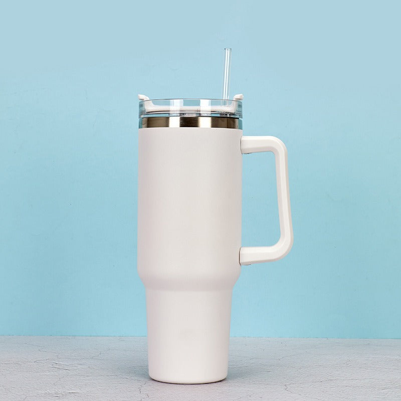 ThermoGenuss 1.2L | Keep your drinks hot and cold for extra long! - Water Bottle - White