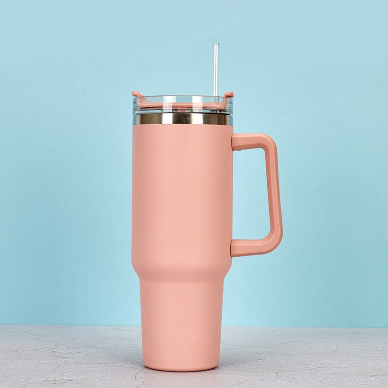 ThermoGenuss 1.2L | Keep your drinks hot and cold for extra long! - Water Bottle - Pink