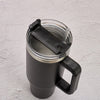 ThermoGenuss 1.2L | Keep your drinks hot and cold for extra long! - Water Bottle - Black