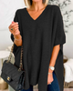 Annika | V-Neck Poncho